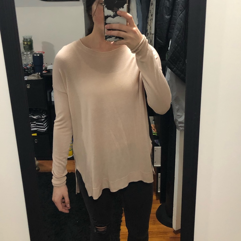 Pink light sweater